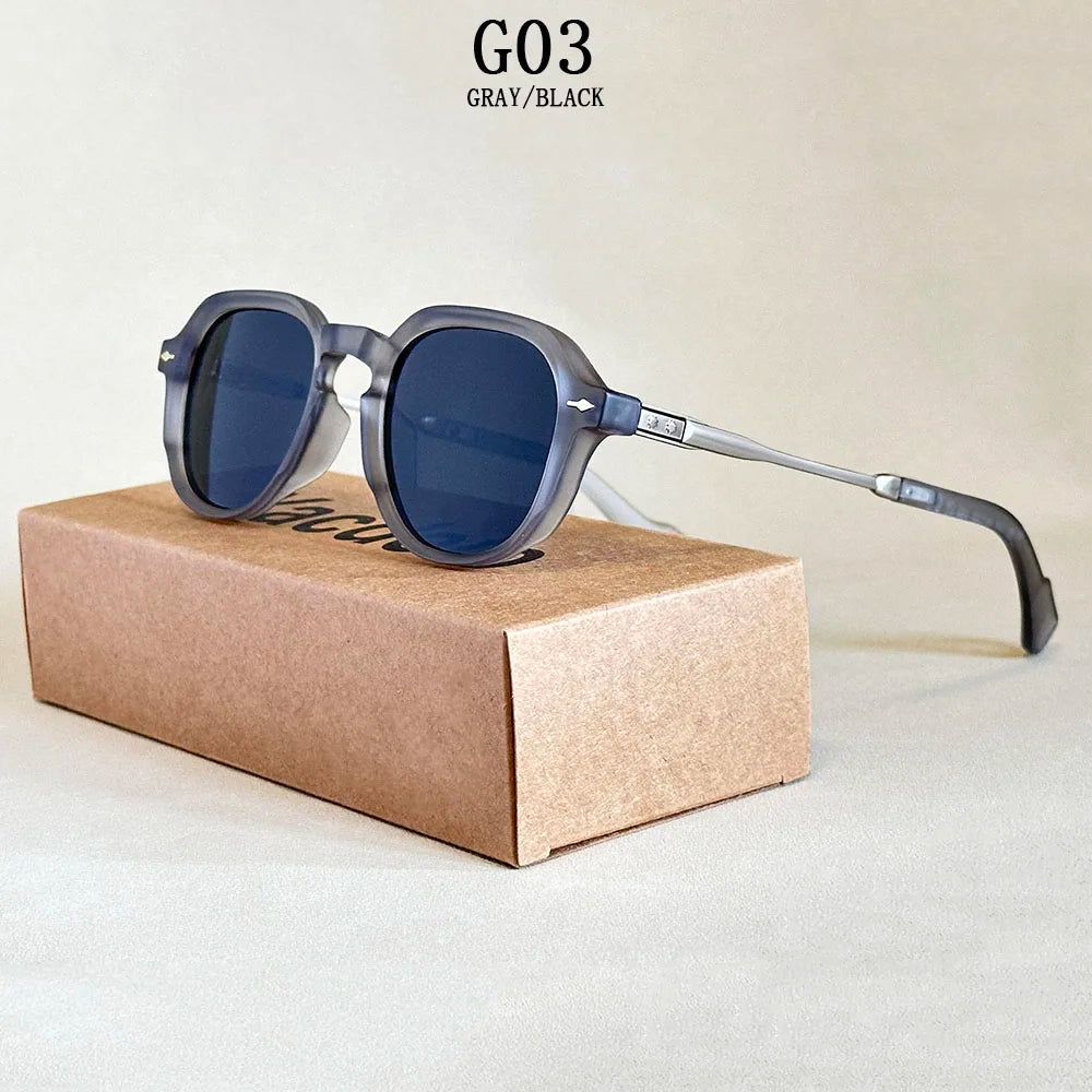 Lunettes de soleil ovales pour hommes vintage — femmes, mode, 2025