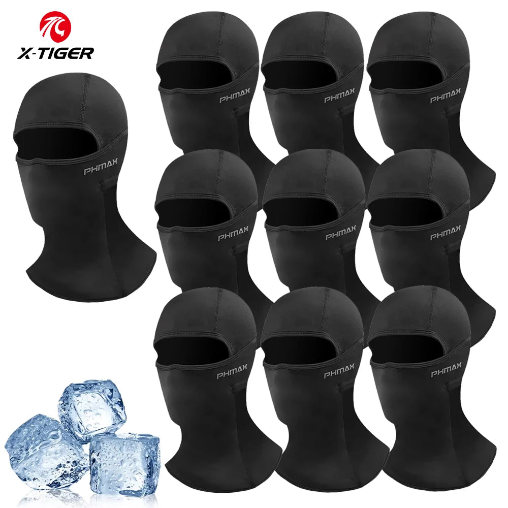 Masque d'équitation moto — protection vent et chaleur, masque complet respirant, cagoule, écharpe