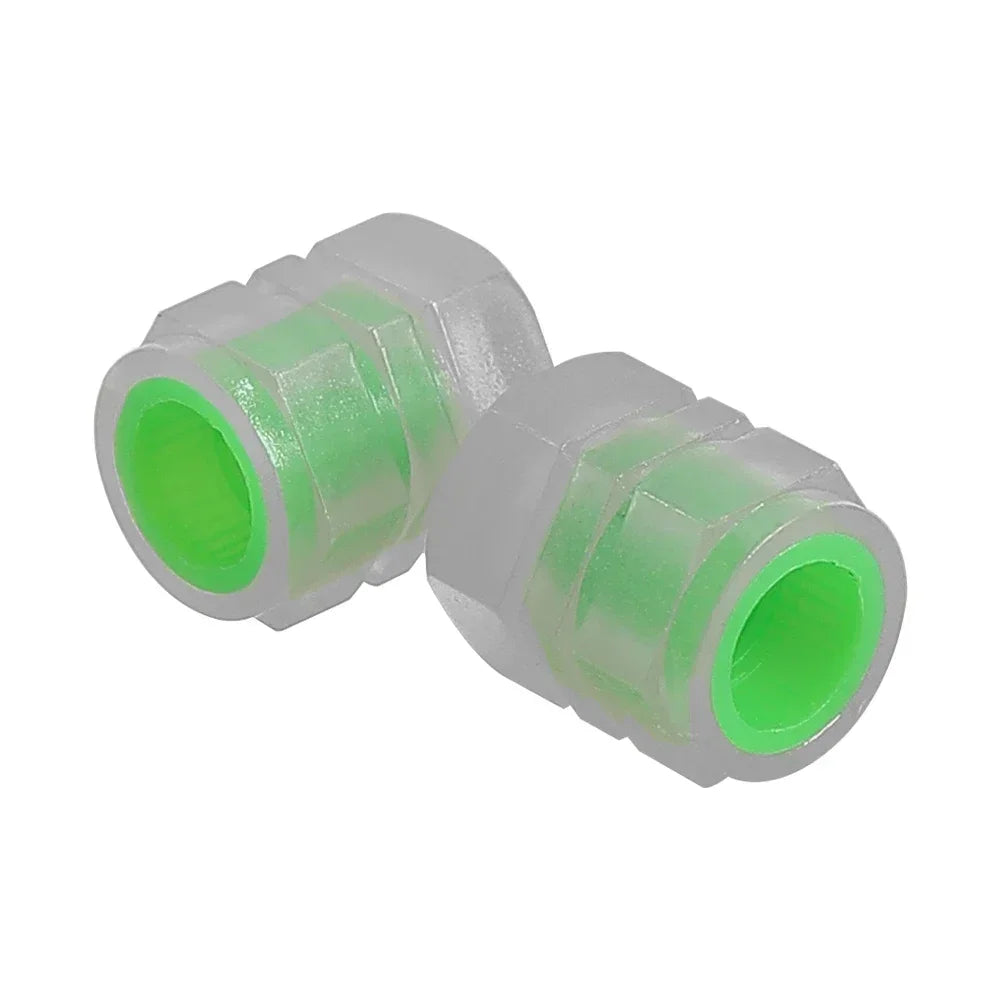 Bouchons Valve Pneu Lumineux Fluorescents Scooter Électrique — Buse Roue