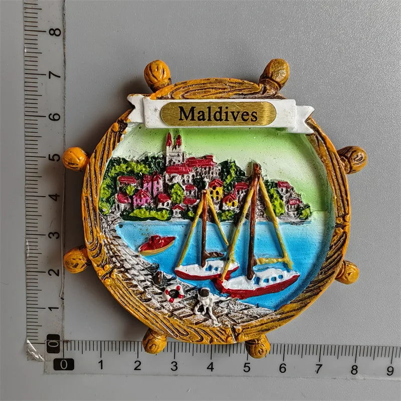 Aimant de réfrigérateur, Finlande, Norvège, Autriche, Grèce, Myanmar, Italie, Maroc, Algérie, États-Unis, ommage, Cordoba, Thaïlande, Prague, Lago de Côme, Garda