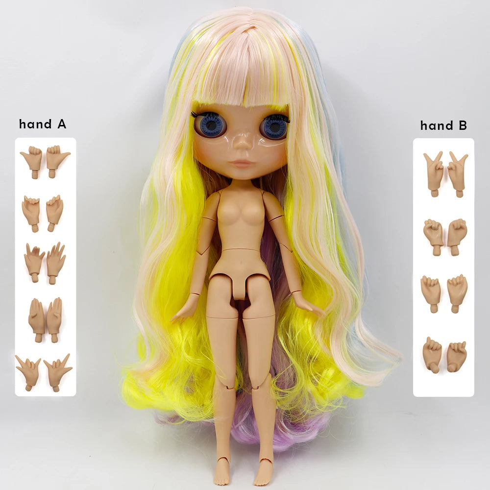 Poupée 1/6 corps articulé BJD bricolage — mode, fille, cadeau, ensemble à main A & B