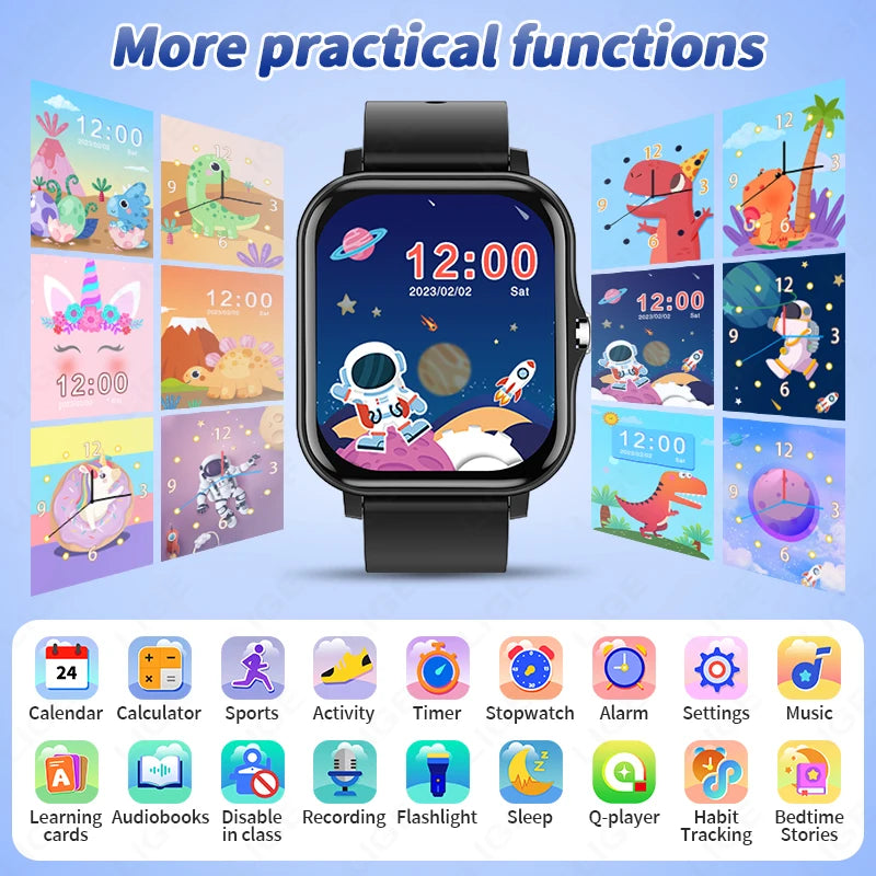 Nouvelle montre intelligente pour enfants avec 20 Modes de Sport podomètre moniteur de sommeil enfants montres de Sport cadeau d'anniversaire jouet cadeau pour filles garçons
