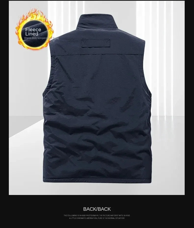 Chaqueta de senderismo para hombre, abrigo térmico, cálido, informal, metropolitano, glaMan, ropa térmica de lujo, talla grande, moda, invierno