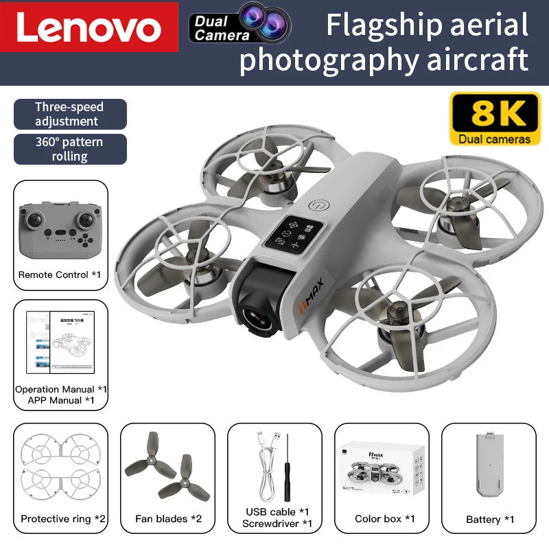 Drone professionnel 8K caméra HD — 5G WiFi, écran télécommande, évitement aérien, quadrirotor UAV