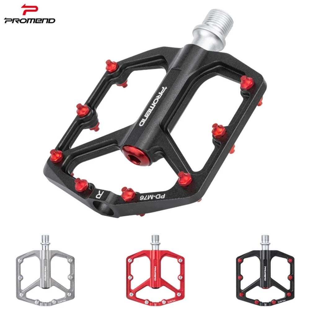 Pédales VTT Ultra-Légères Aluminium Plates — Pièces Vélo 9/16 Pouces