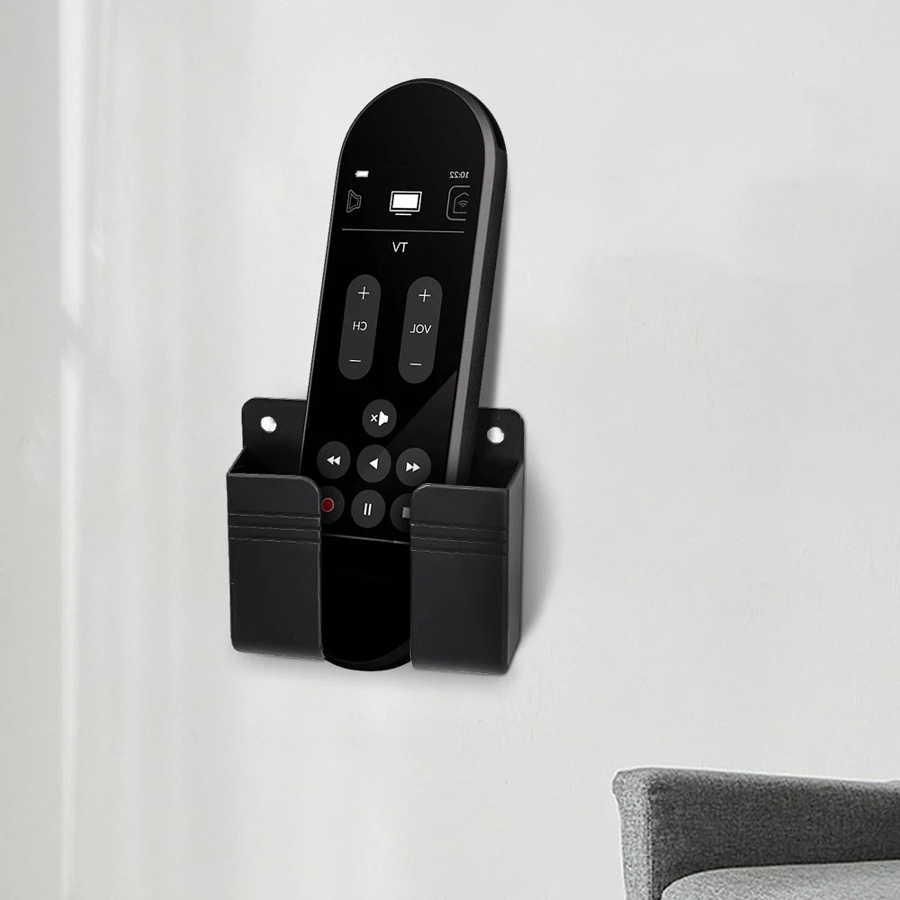 Boîte de rangement murale multifonction, 1 à 4 pièces, organisateur sans poinçon, télécommande TV, bricolage, prise de téléphone portable, support de charge