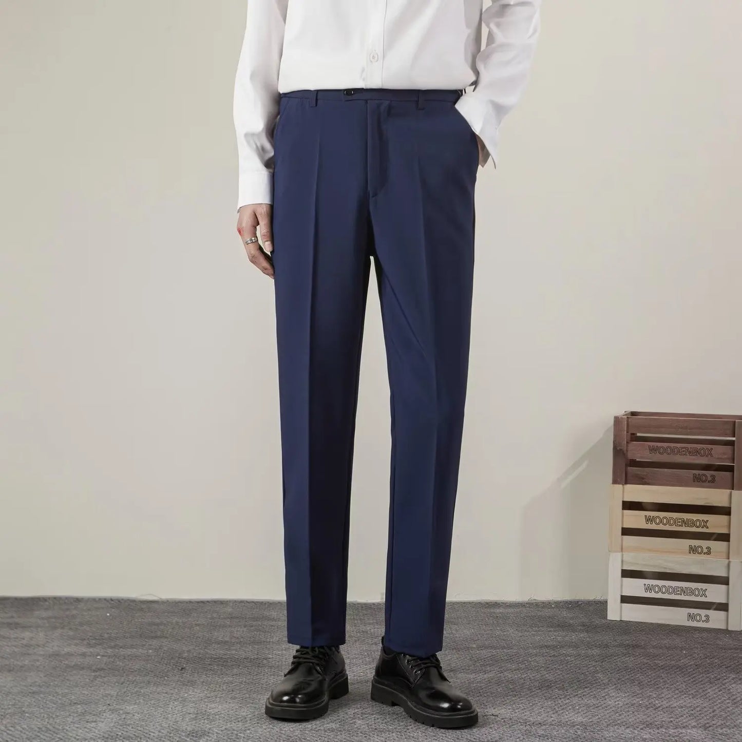 Pantalon d'été décontracté pour homme — coupe slim, style classique