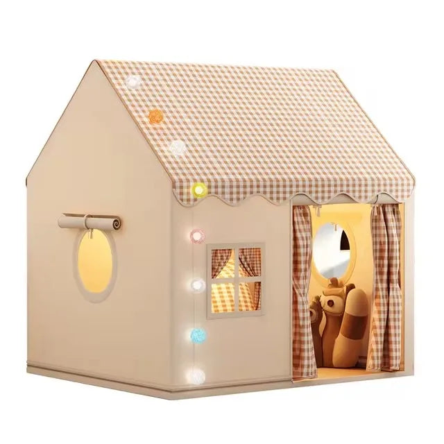 Kids Foldable Indoor Play Tent, Garden Teepee, Princess Castle, Cubby Toys, Children Room House, Outdoor Games