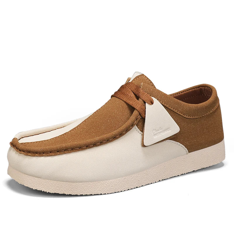 New Vintage Casual Luxury Men's Shoes Slip-On Suede Men's Sneakers Comfortable Walking Men's Boat Shoes Men's Footwear