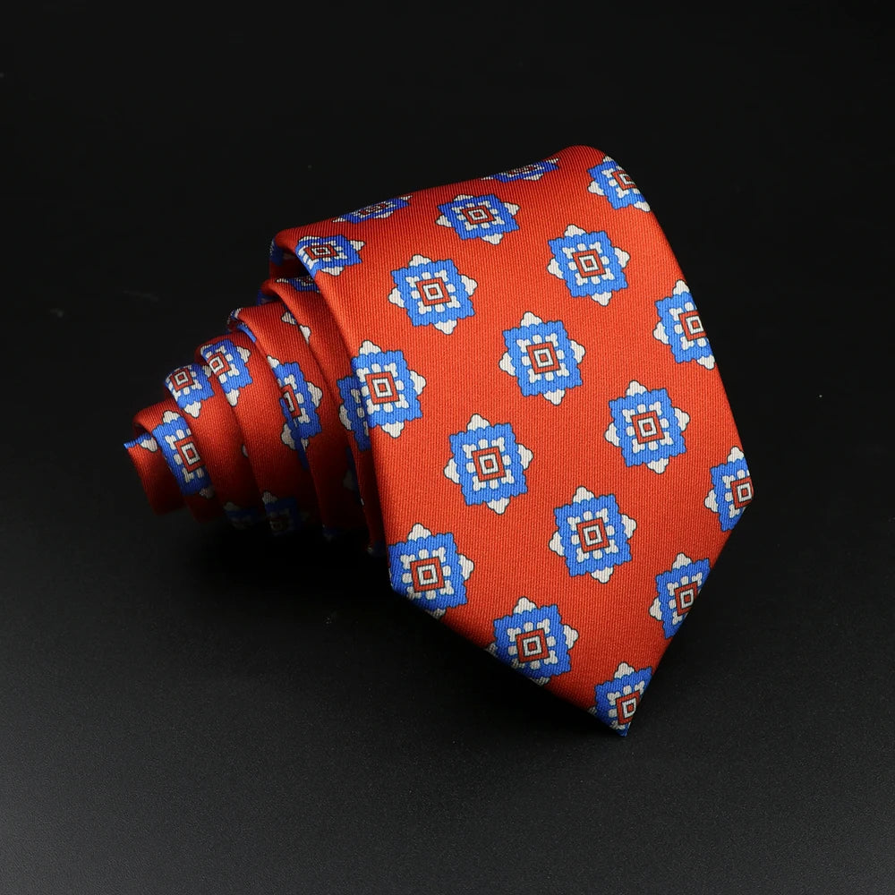 51 Estilos hombres corbatas de seda Jacquard a rayas a cuadros corbata floral accesorios uso diario camisa traje corbata regalo de fiesta de boda