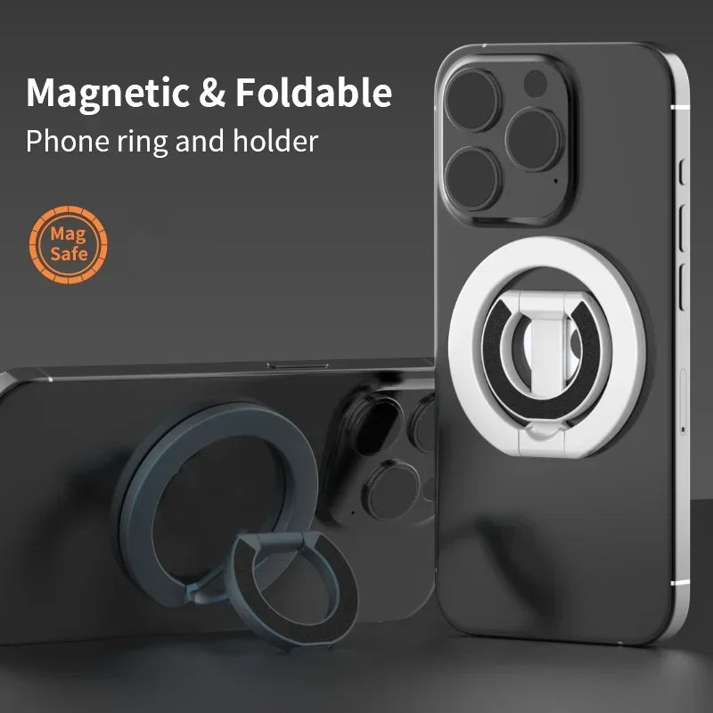 Support magnétique double face pour téléphone — anneau, portable, pliant, poignée, accessoires