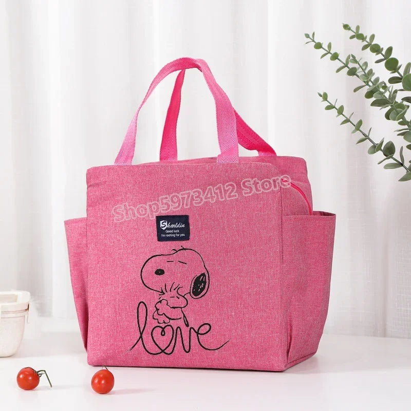 Sac isotherme portable pour déjeuner et boissons — mignon, thermique, pique-nique, cadeau enfants