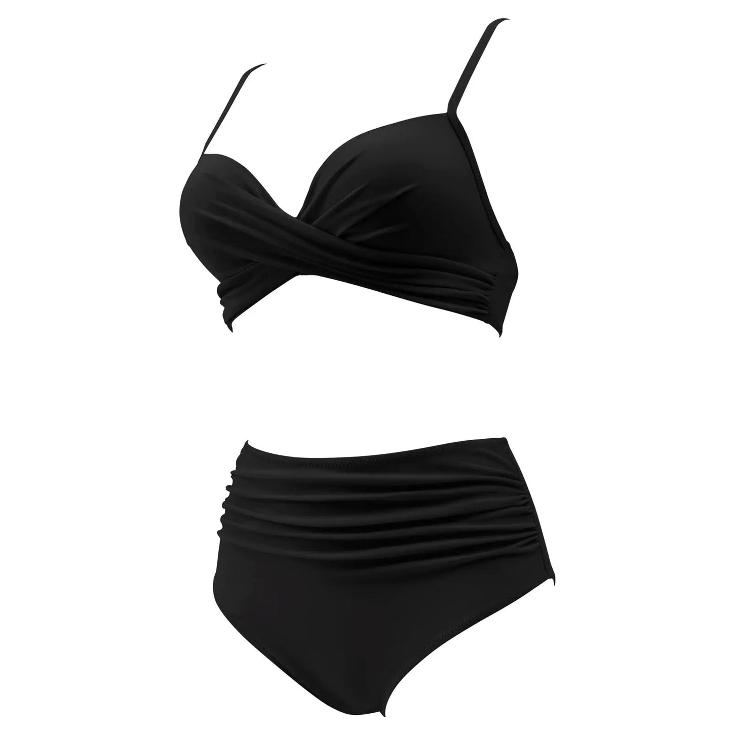 Maillots de bain vintage taille haute 2026 pour femmes, push-up, imprimés, tenues de plage estivales