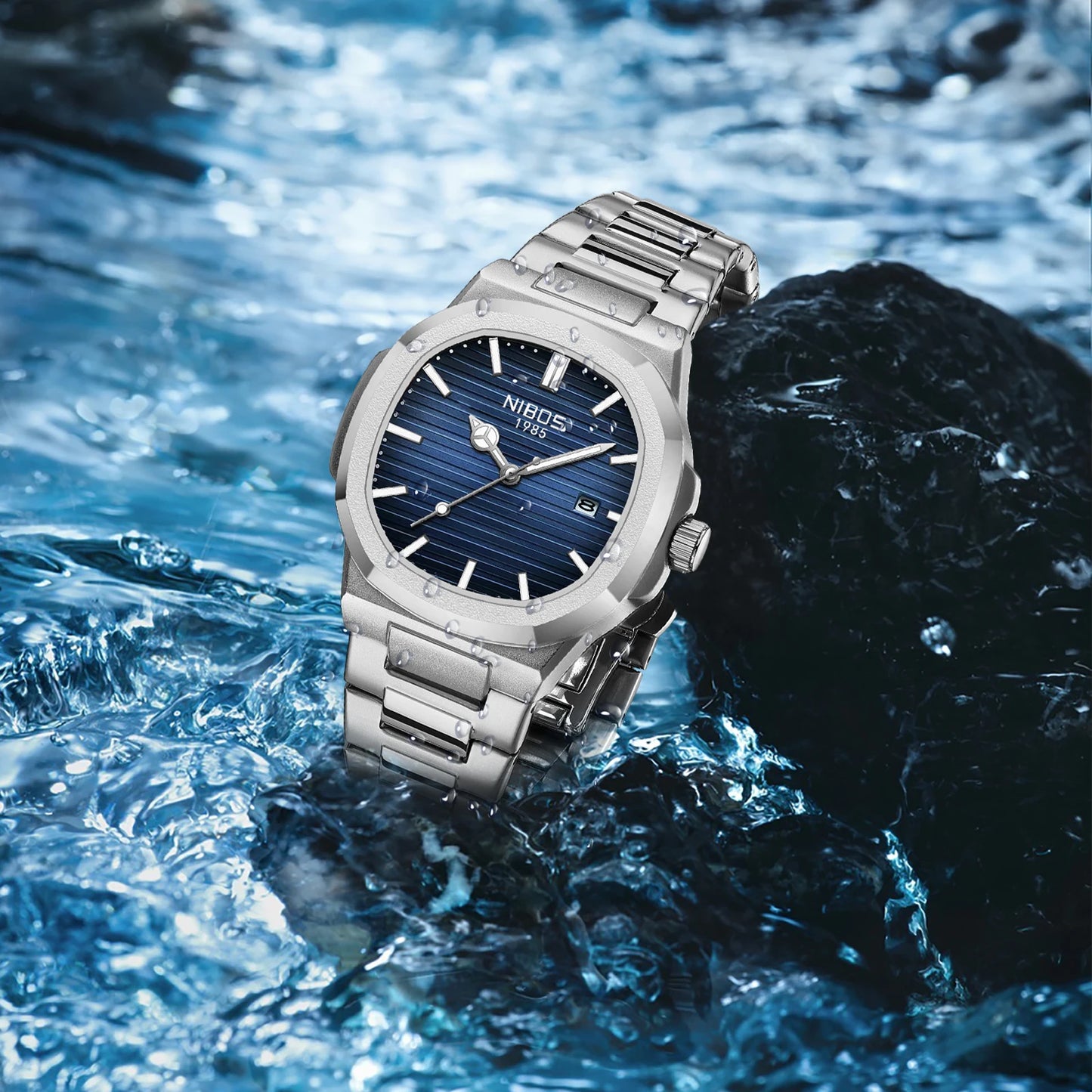 2025 New Luxury Men's Quartz Watches 30M Waterproof Automatic Date Stainless Steel Men's Watch Sport Chronograph Watch for Men Clock