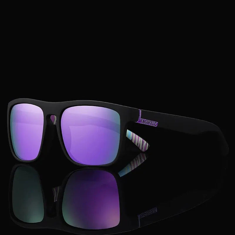 VAGHOZZ Classic Brand Sunglasses Men UV400 Fishing Sunglasses Women Square Outdoor Male Sport Eyewear Driving Shades