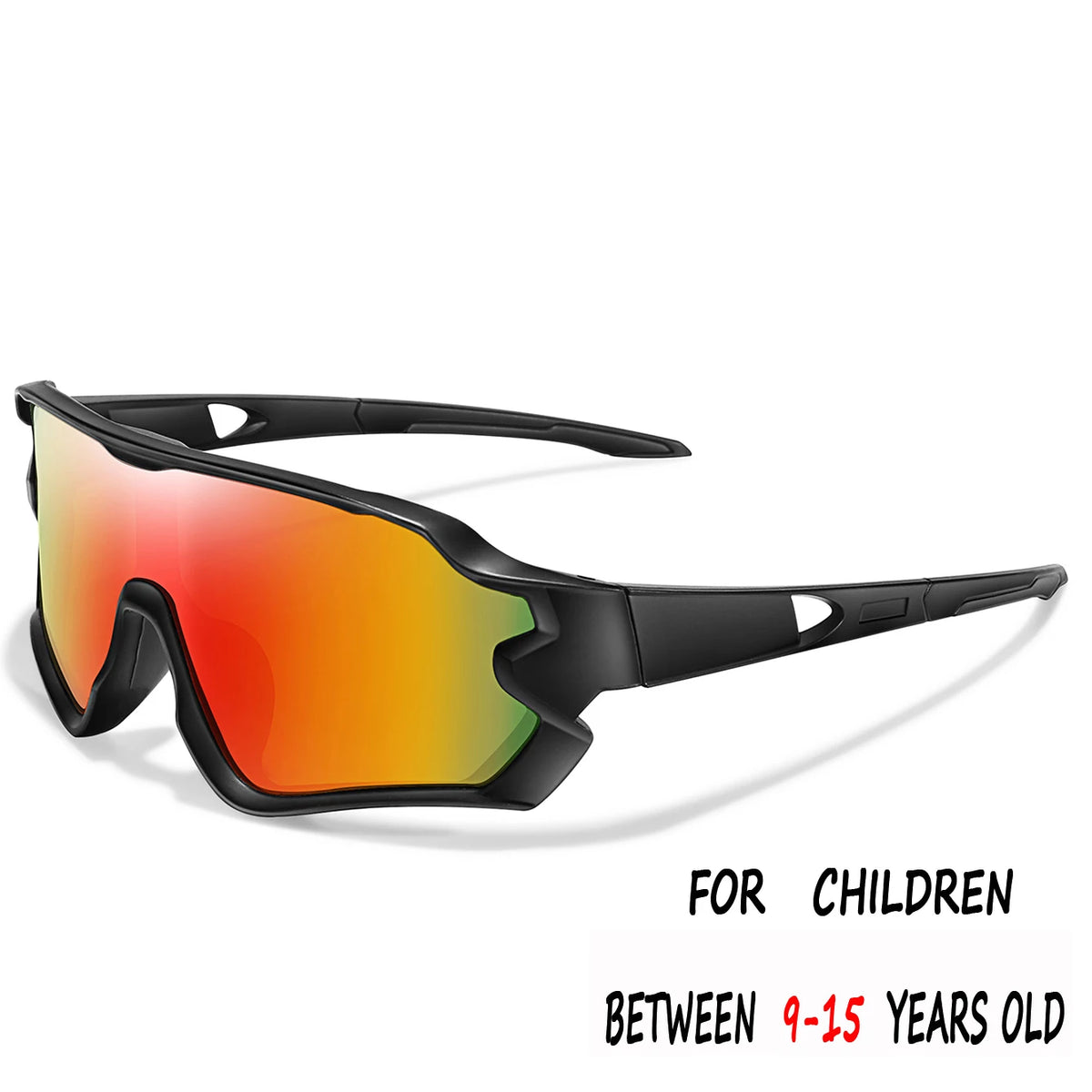 9-15 ans enfants cyclisme lunettes de soleil garçons et filles Sports de plein air équitation UV400 Camping lunettes pêche vélo lunettes pour enfants