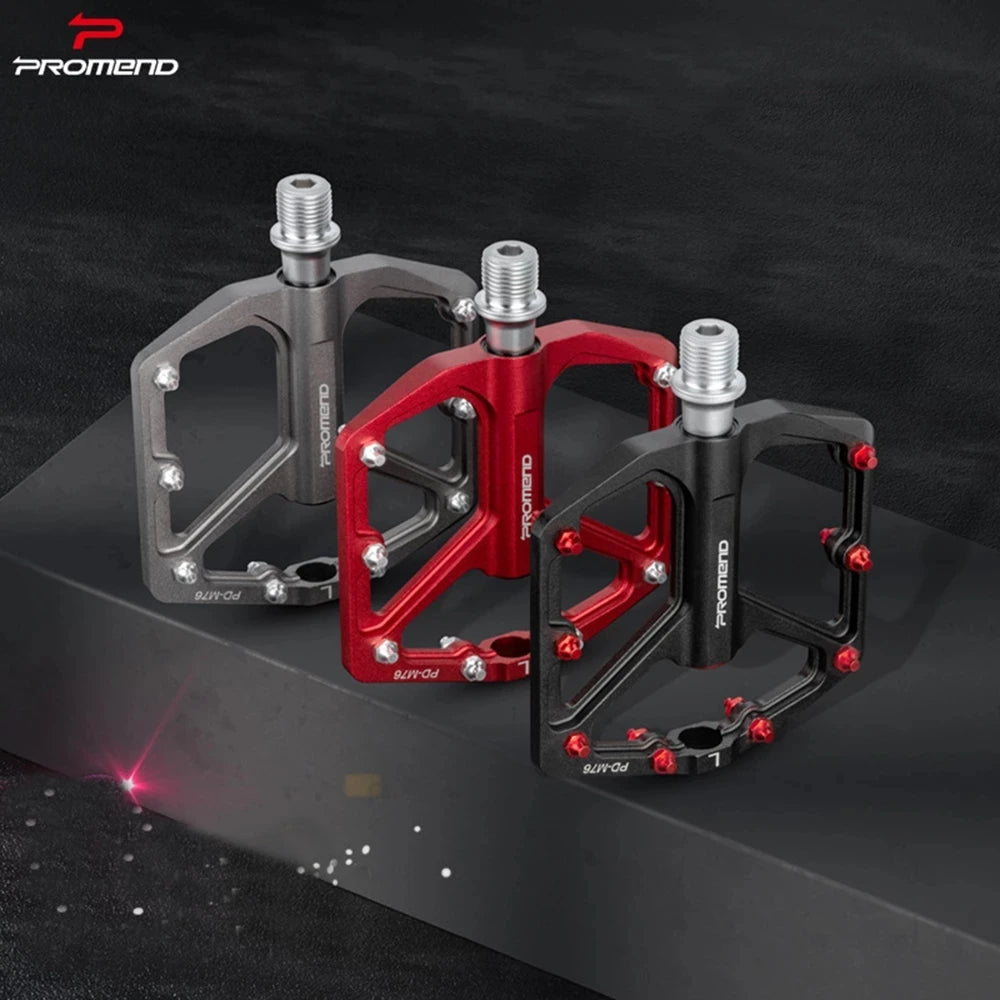 Pédales VTT Ultra-Légères Aluminium Plates — Pièces Vélo 9/16 Pouces