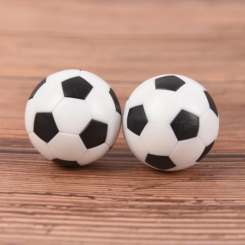 2 Pieces Black White Resin Foosball Table Soccer Baby Foot Fussball 32mm