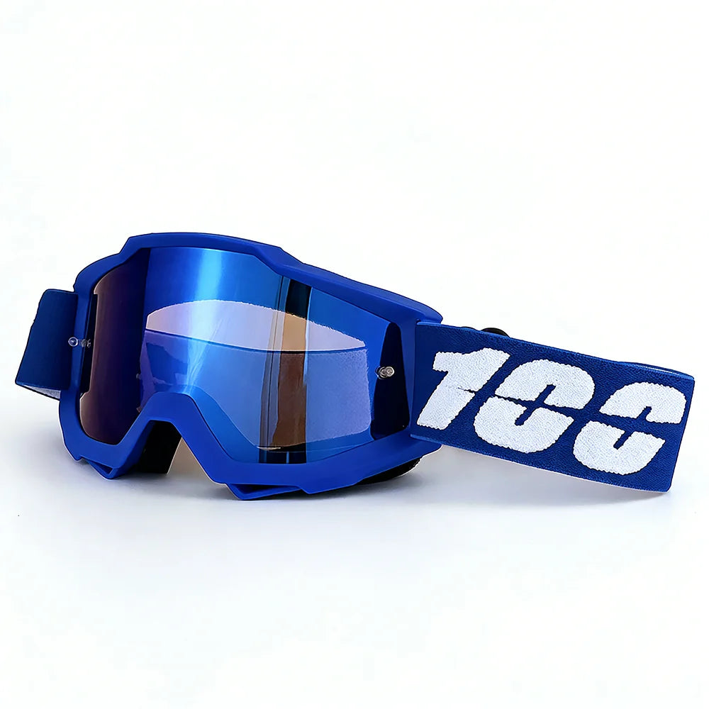 Lunettes de moto 100 MX, lunettes de motocross, lunettes de soleil tout-terrain pour homme, masque MTB ATV, protection coupe-vent, cyclisme, course