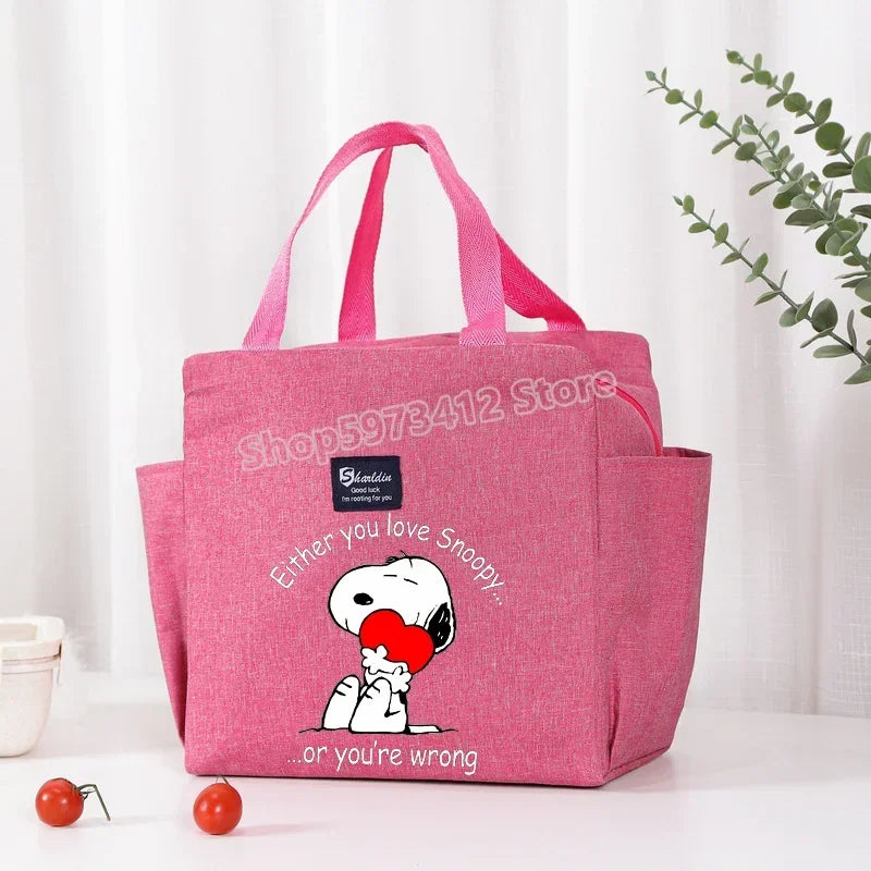 Sac isotherme portable pour déjeuner et boissons — mignon, thermique, pique-nique, cadeau enfants
