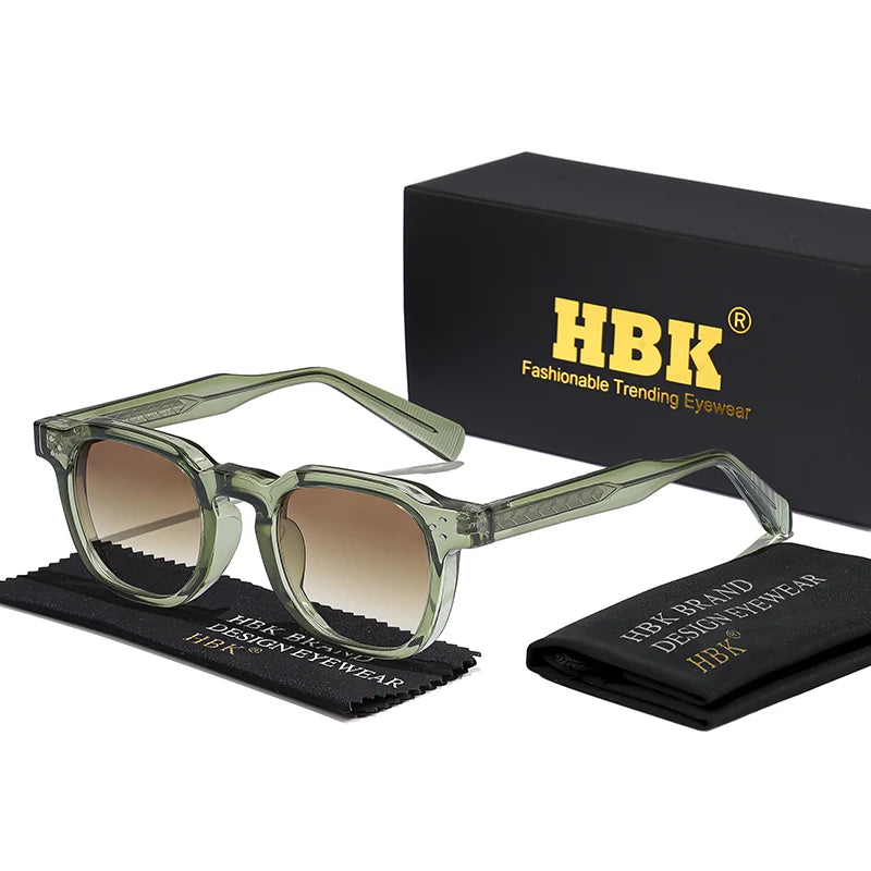 Lunettes de soleil carrées rétro punk — hommes et femmes, plage, conduite, UV400