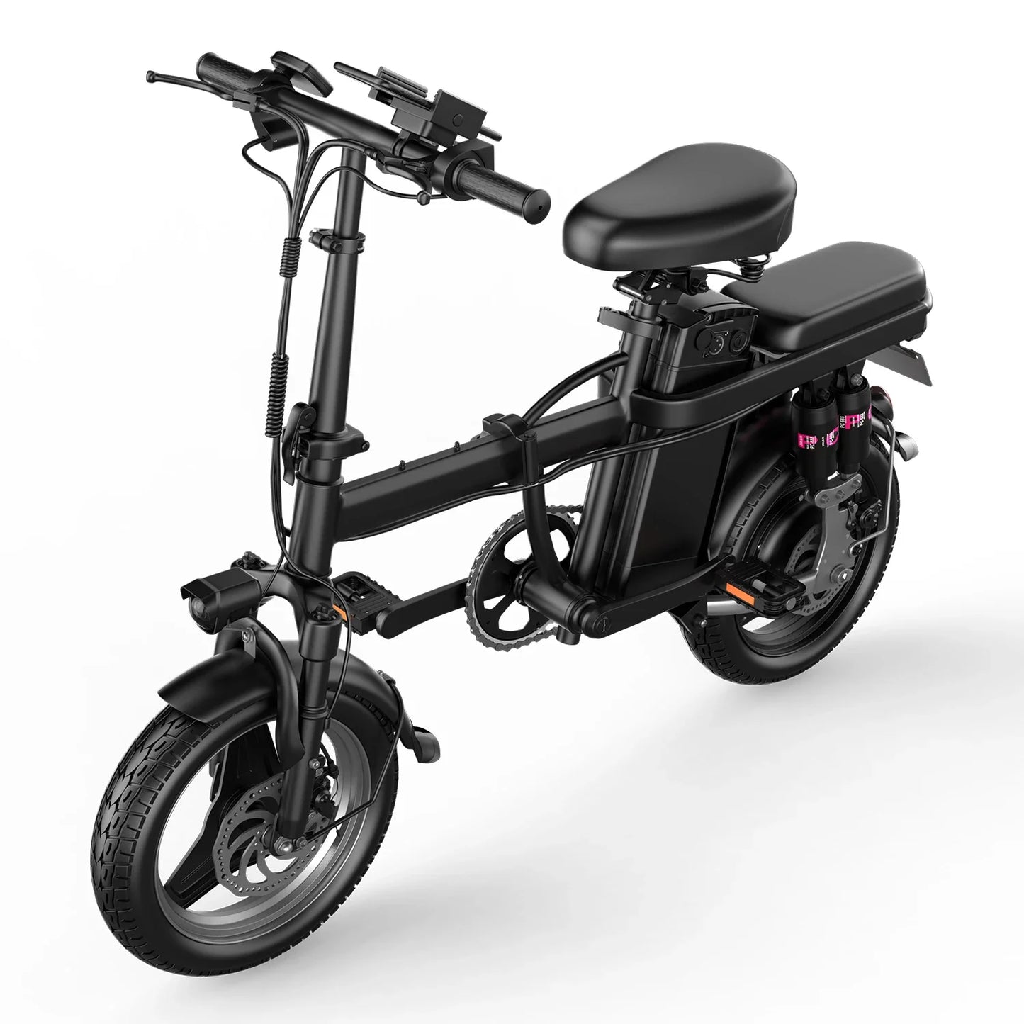 Vélo Électrique Pliable 500W 48V 13AH 2025 — 14 Pouces Ville Neige