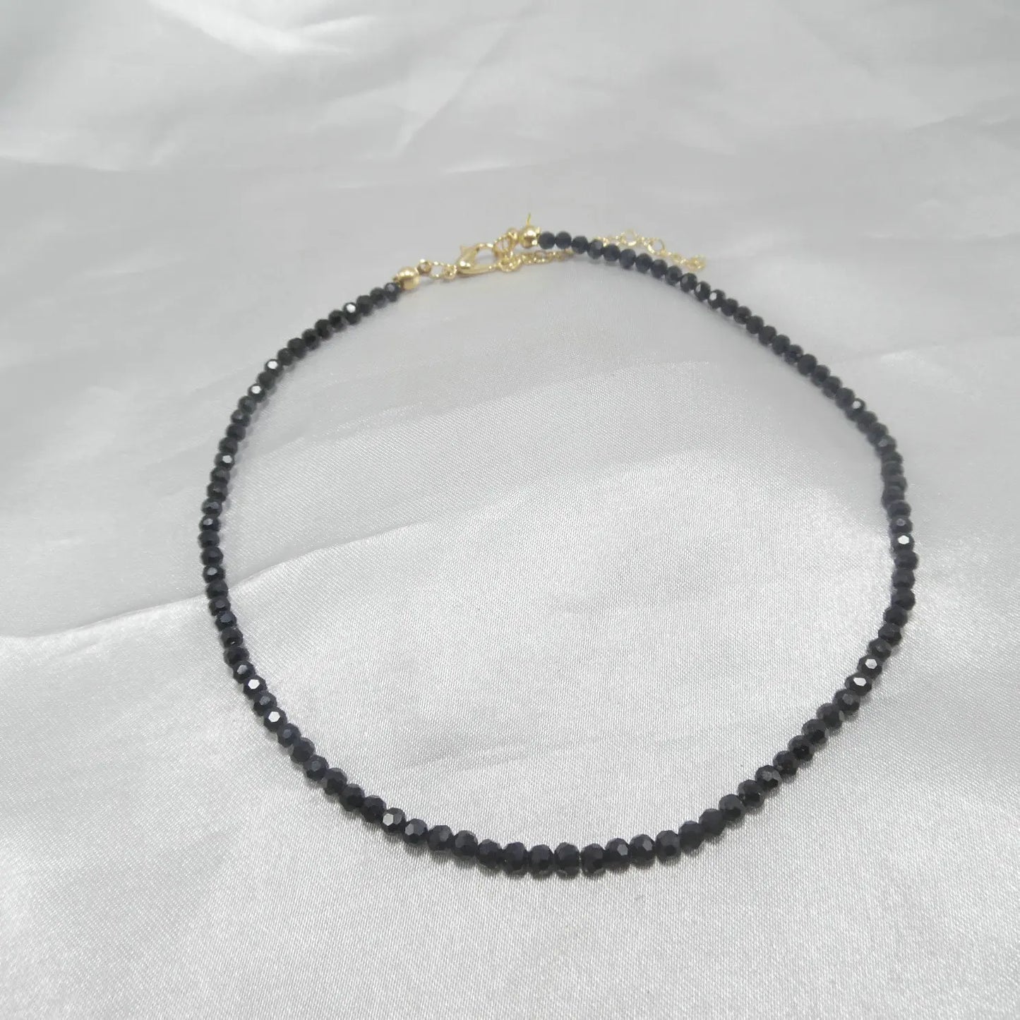 Women's Short Single Black Pearl Necklace, Fashion Brand, Ladies' Choker, Party Jewelry