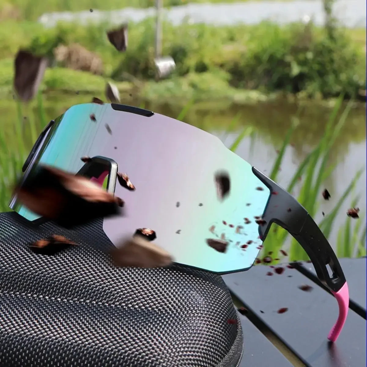 Nouvelles lunettes de soleil de cyclisme grand cadre UV400 nuances Protection UV Sports de plein air coupe-vent Anti-Ultraviolet randonnée lunettes d'escalade