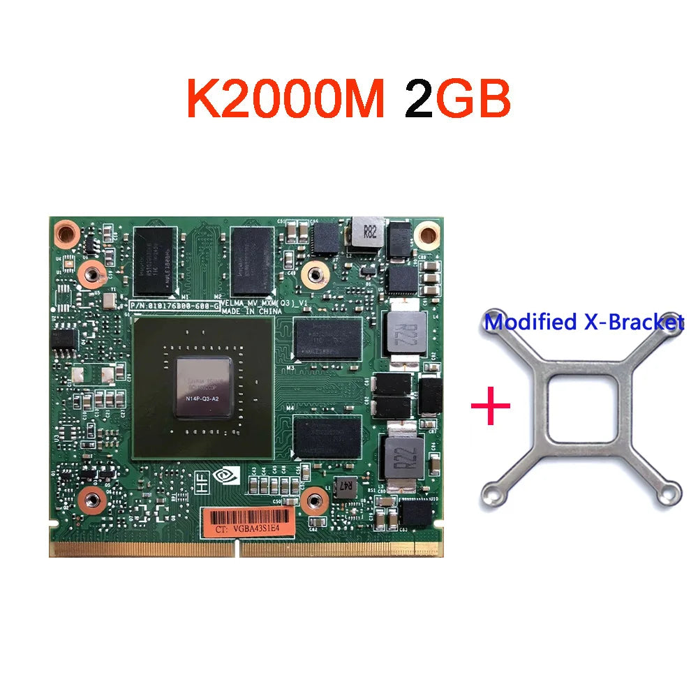 Carte vidéo Quadro K610M K1000M K1100M K2000M K2100M K3000M K3100M K4000M K4100M K5000M K5100M pour iMac A1311 A1312 2010 2011