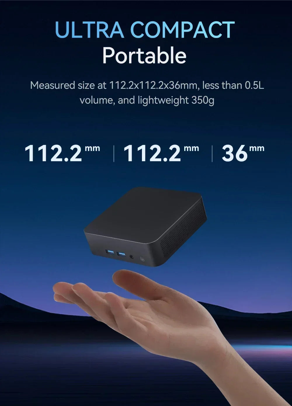 Mini PC 2026 Windows 11 Pro Intel I9-10980HK/N150 32 Go DDR4 1 To SSD Ordinateur Gamer Double Wi-Fi 6 BT5.2 4K HD pour Gaming