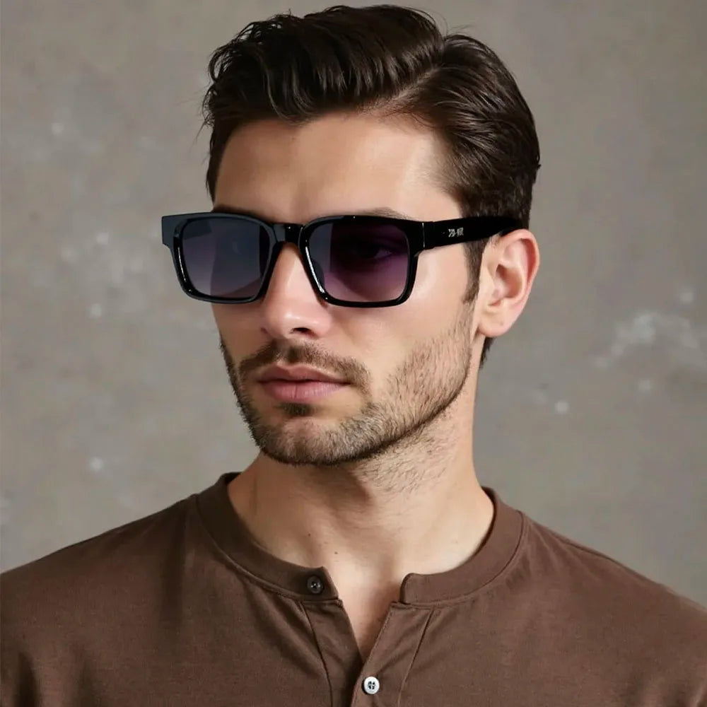 Lunettes de soleil carrées rétro pour hommes — vintage, femmes, à la mode, livraison directe
