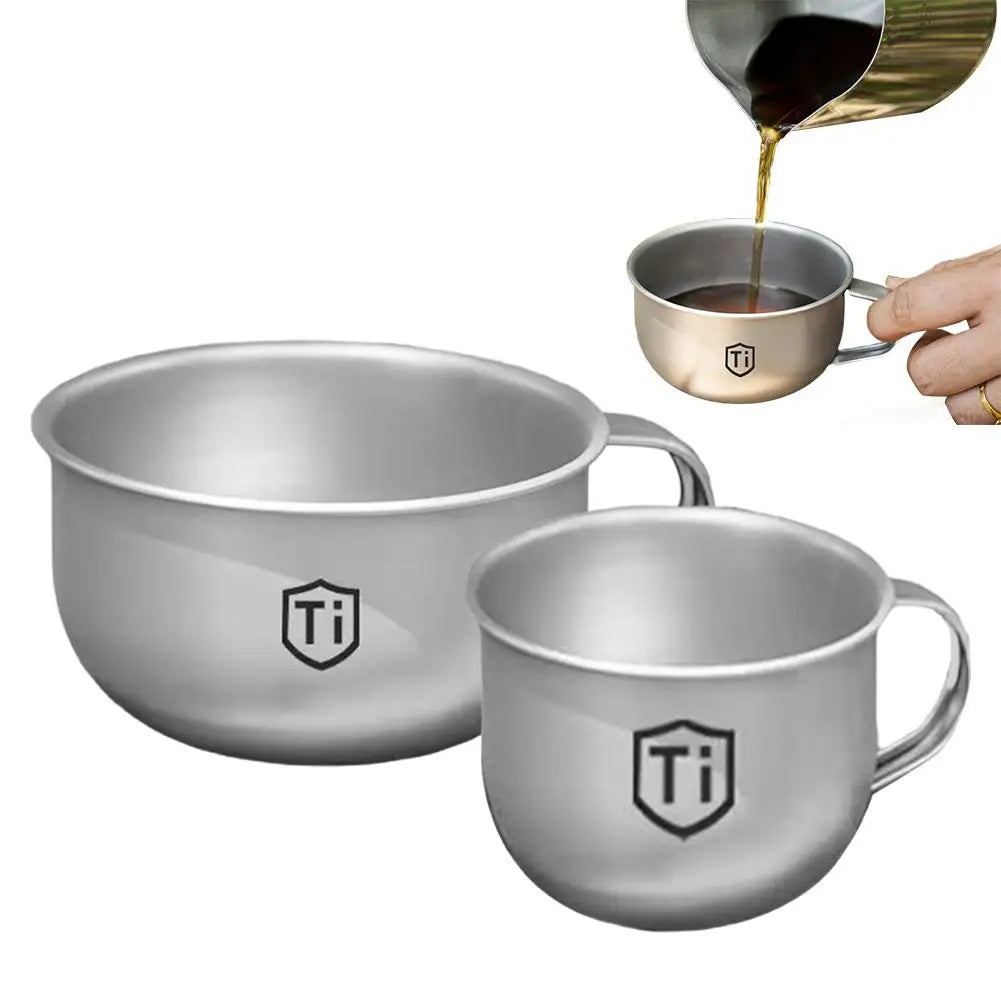 MINI Tasse à eau de camping, tasse à thé et à café portable, équipement de cuisine d'extérieur, tasses de montagne 80/220ml