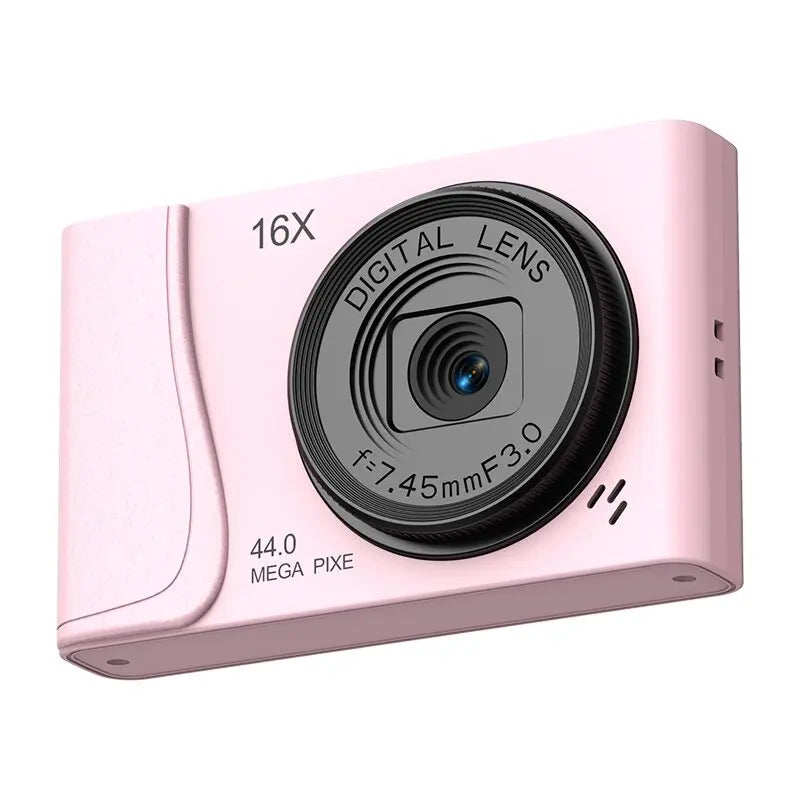 Videocámara retro CCD de 24 millones de píxeles, cámara digital 4K, zoom 16x, cámaras compactas, enfoque automático para principiantes adultos, fotografía para niños