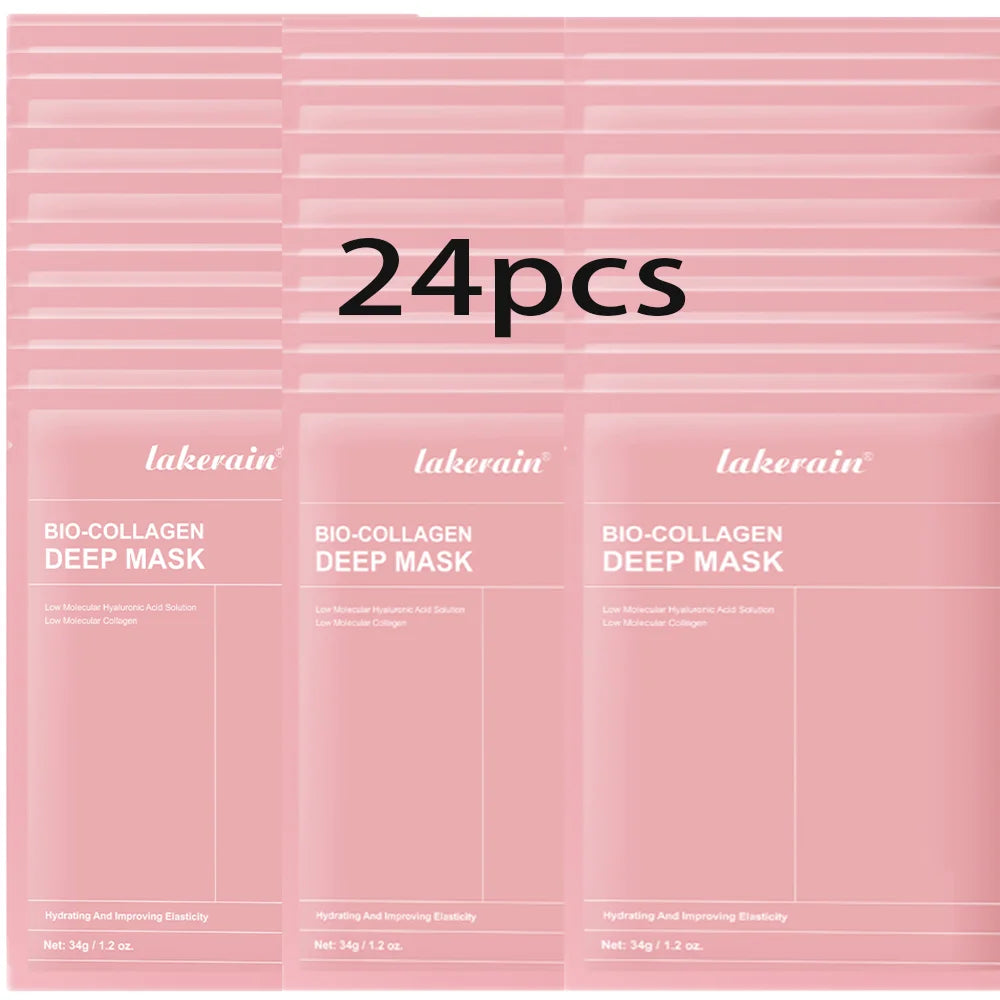 Biocolágeno, mascarilla facial profunda, suplemento de colágeno, mascarilla hidratante nocturna de hidrogel, mejora la elasticidad, minimiza los poros, reafirmante