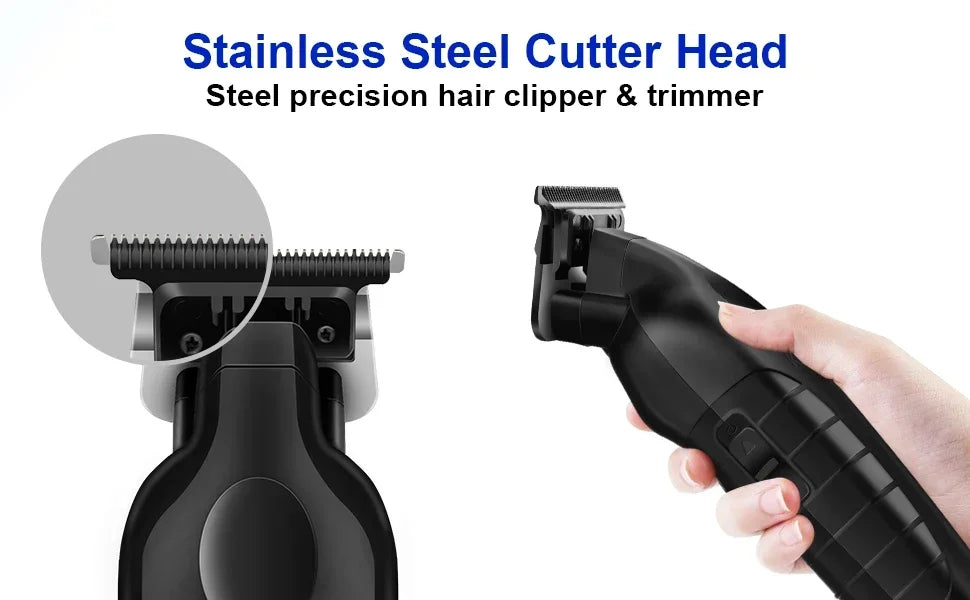 Kemei cortadora de pelo Km-809A Km-2299 Km-2024 cortadora de barba inalámbrica UBS Recargable potentes cortadoras de pelo eléctricas para hombres