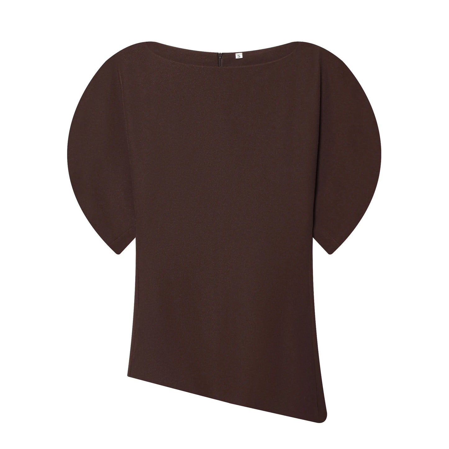 Blouse élégante à manches bouffantes et ourlet asymétrique pour femme — streetwear Y2K, printemps 2026