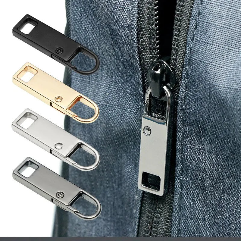 4/8 Pcs Detachable Zipper Pull, Multicolor Replacement Zipper Accessories for Jeans and Backpack, Sewing Tools