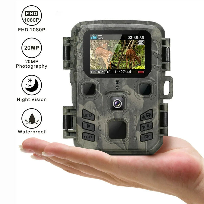 Caméra de chasse sans fil Suntekcam 20MP 1080P, vision nocturne extérieure, étanche IP65, piège photo Mini301 pour la faune