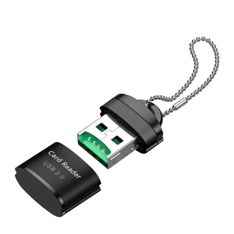 Mini USB Micro USB 2.0 adaptateur haute vitesse lecteur de carte mémoire SD/TF pour ordinateur de bureau ordinateurs portables cartouche accessoires