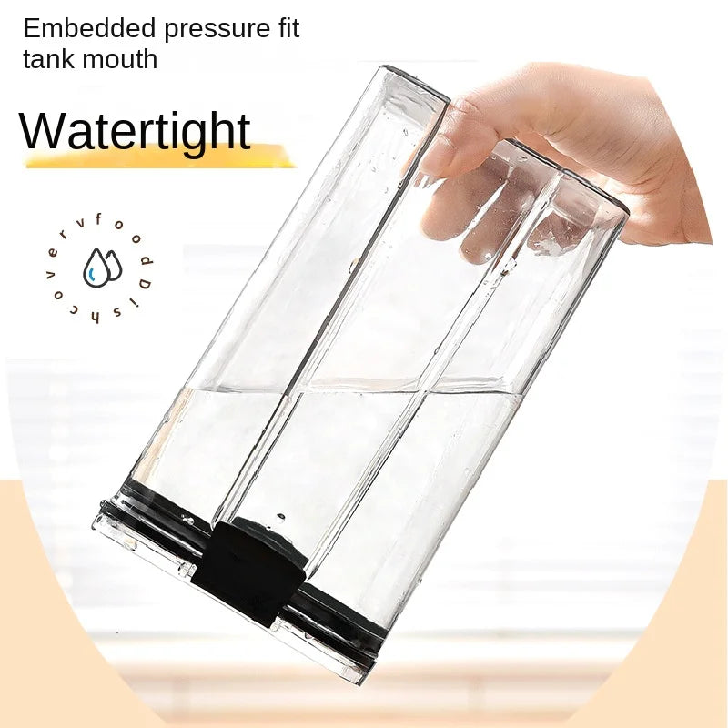 Household Seasoning Sealed Plastic Jars Set, Moisture-Proof Storage Box