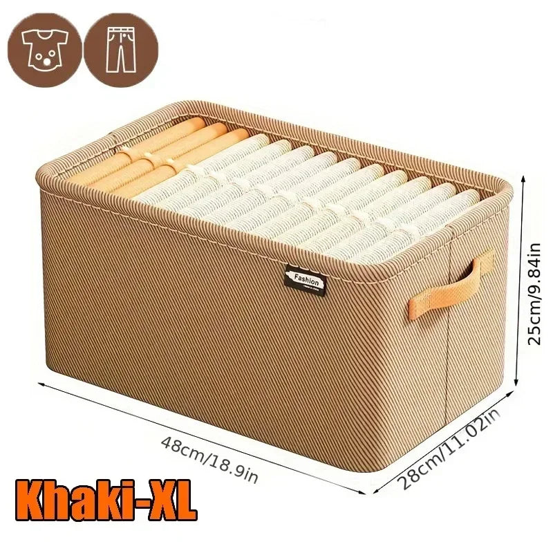 Boite de Rangement Garde-Robe Pliable — Organisateur Vêtements & Linge