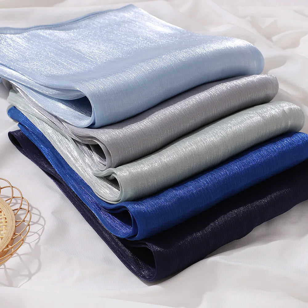 Hiyabs de gasa de primera calidad para mujer, velo turbante suave y largo, bufandas musulmanas, chales hiyab, cubierta para la cabeza islámica, accesorios de Ramadán