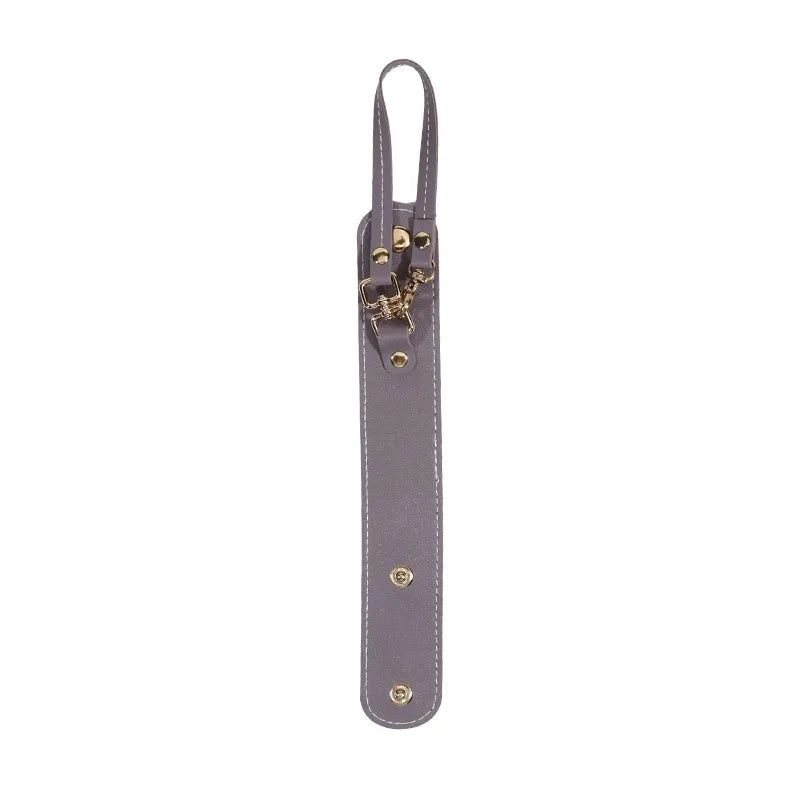 Sangle Porte-Gant Cuir Vintage — Fermoir Sac à Main Chapeau Camping Femme