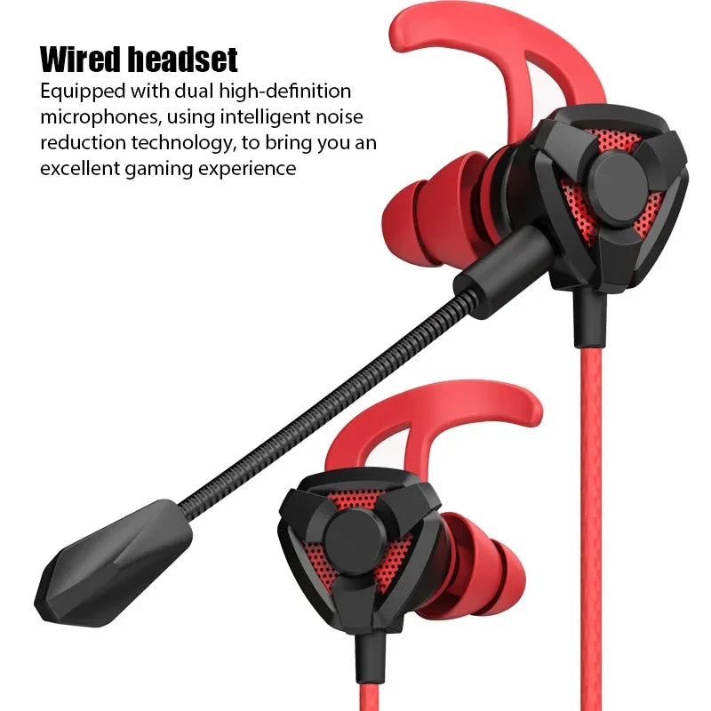 Casque de jeu universel avec micro — écouteurs filaires, téléphone, tablette, ordinateur portable
