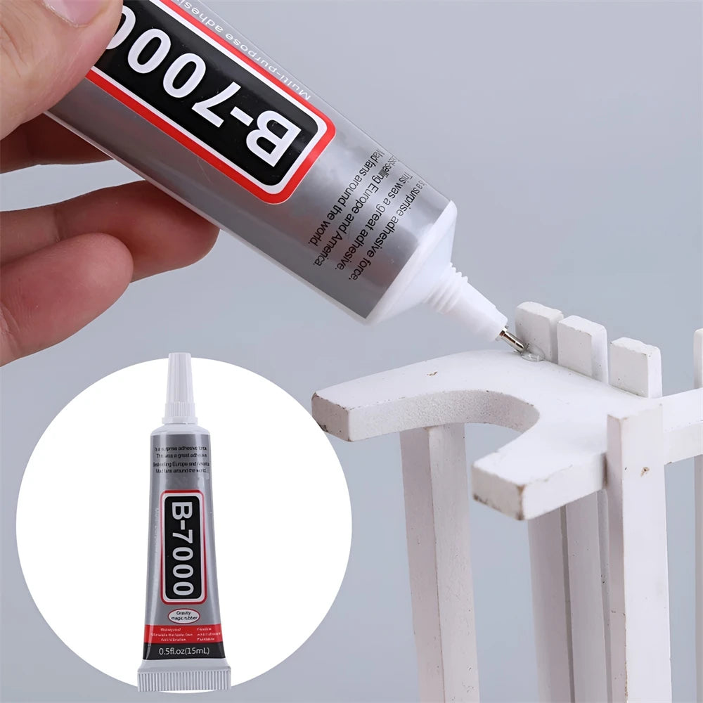 Adhésif transparent pour réparation téléphone — 15ml / 50ml / 110ml, colle universelle verre et plastique, bricolage, applicateur de précision