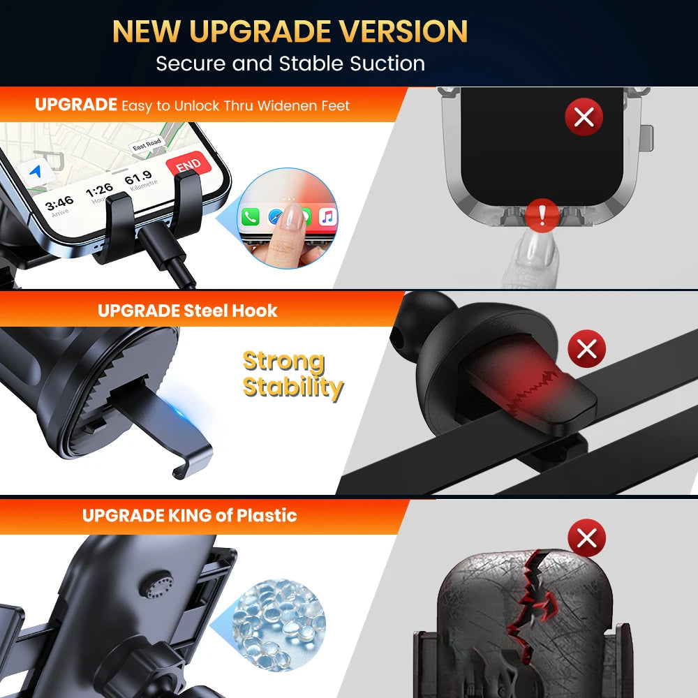Support de téléphone de voiture universel magnétique compatible smartphones