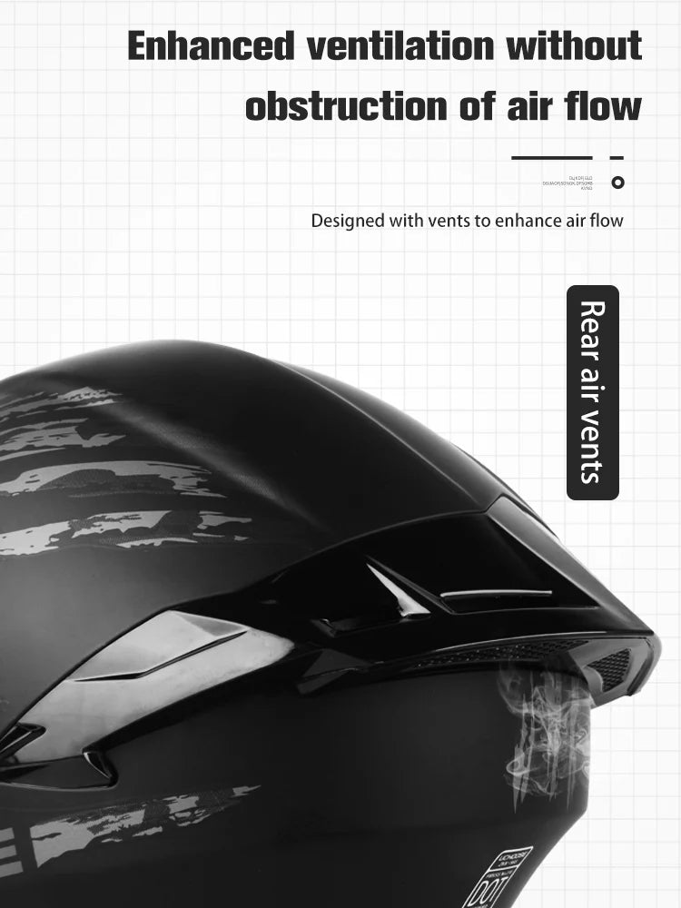 Casque de moto DOT de haute qualité quatre saisons course de Motocross modulaire rabattable hommes femmes casque tout-terrain casque gratuit