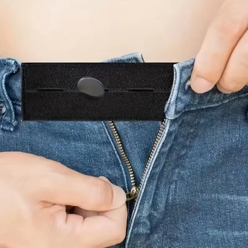 Extension Pantalon Unisexe 5 Pièces — Bande Taille Boutons Maternité DIY