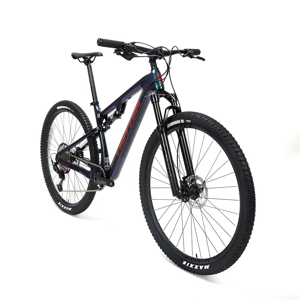 TWITTER OVERLORD M6100-12S hydraulic disc brakes, AM-grade full suspension T900 carbon fiber mountain bike, 27.5/29 inches * 15/17/19/21 cm