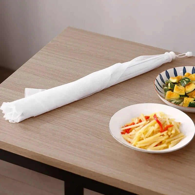 Cubierta de alimentos de malla plegable y lavable, cubierta de mesas anti-insectos, cubierta protectora para platos, accesorios de almacenamiento de cocina para el hogar